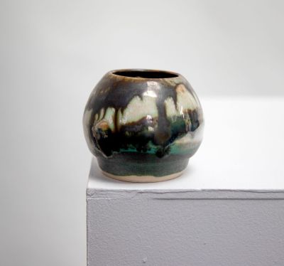 sea urchin moon jar I by pam matthews