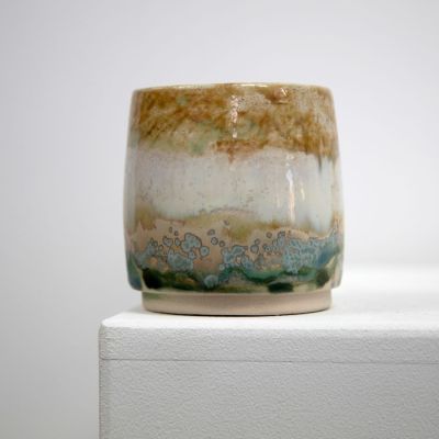 lichen pot by pam matthews
