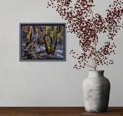 ard darach woods in snow by jonathan shearer