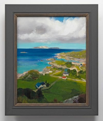 towards eigg and rum from ardtoe (after mcintosh patrick) by andrew sinclair