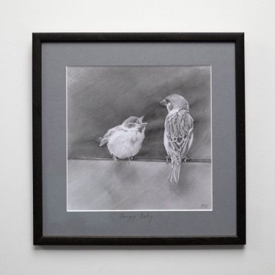 hungry baby by Siobhan Morison