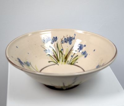 bluebell serving bowl by michelle lowe