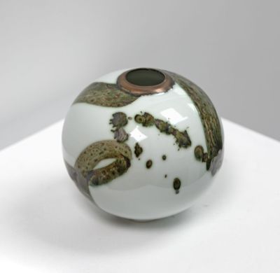 small splash moon jar by tricia thom