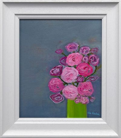 lime green vase by lisa houston