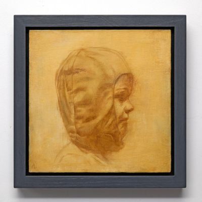 head study for aviator by robert macmillan