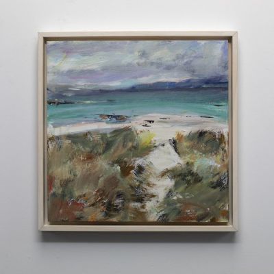 tràigh bàn nam manach (white beach of the monks) by rose strang