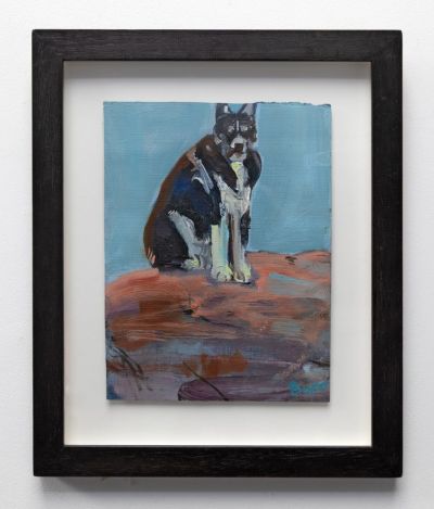 standing husky by lesley burr