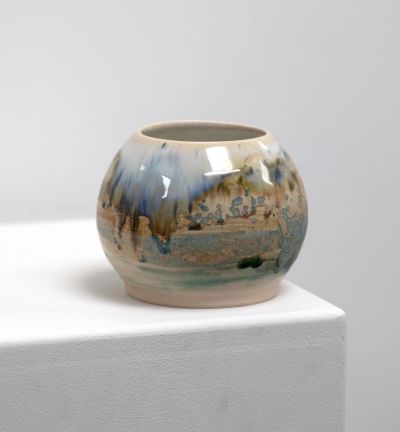 glimmer moon jar iii by pam matthews