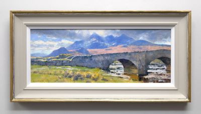the cuillin of skye - a view from sligachan by david deamer