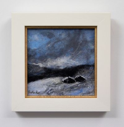 the hill farm, winter by moy mackay