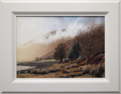 loch linnhe - midwinter shore by niall logan