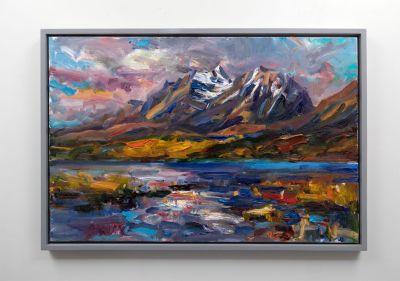 winter sun liathach, torridon by jonathan shearer