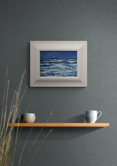 restless sea, Ardnamurchan point by Cara Mckinnon Crawford