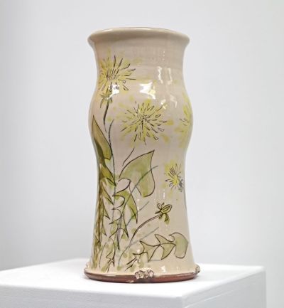 large dandelion vase by michelle lowe