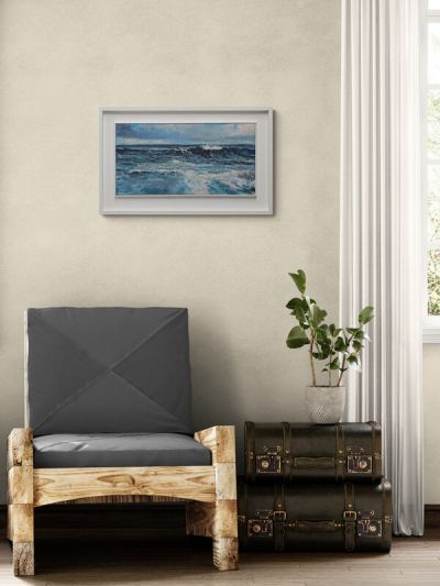 high waves at sandside Jim wright