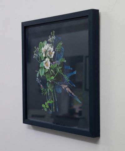 votive offering no.142, white field rose by kirsty lorenz