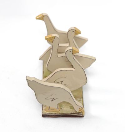 toast rack geese by michelle lowe