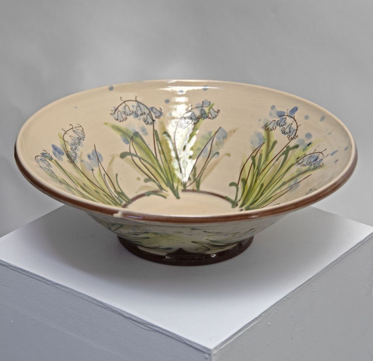 large bluebell serving bowl by michelle lowe