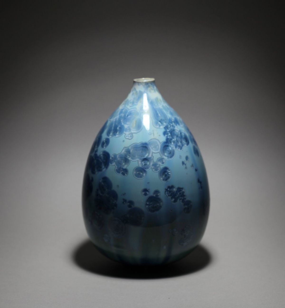 Cobalt Crystalline Vase ii | Maggie Zerafa