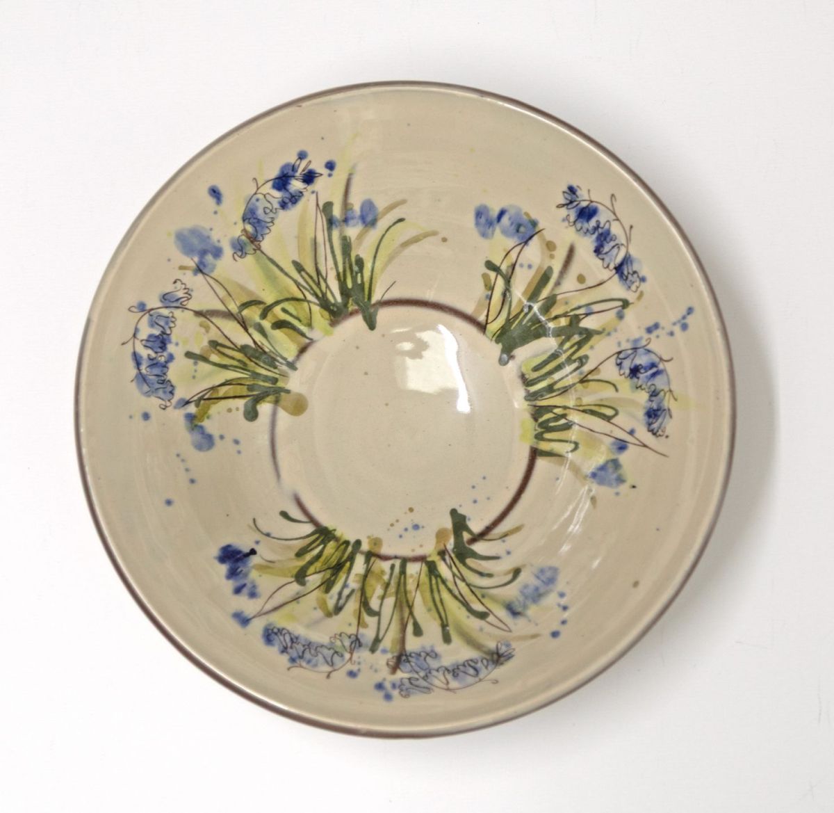 medium serving bowl bluebell by michelle lowe