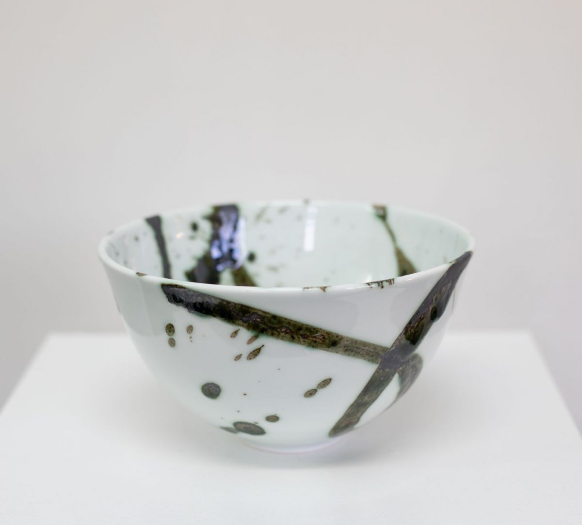 clear blue splash ramen bowl I | tricia thom