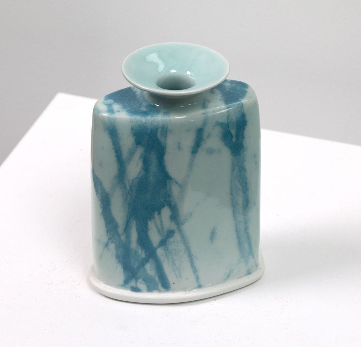 celadon vase by peter humpherson