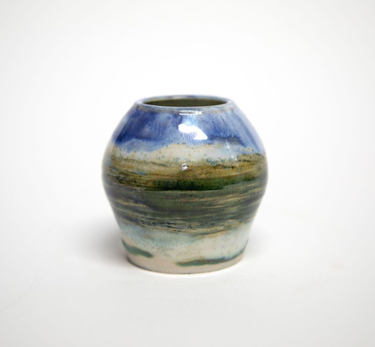 mini seascape vase by pam matthews