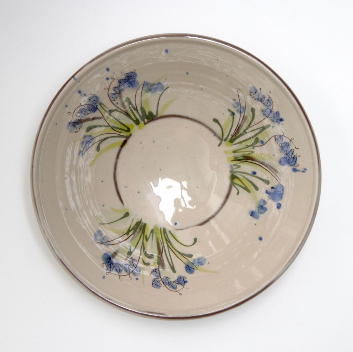 bluebell serving bowl by michelle lowe