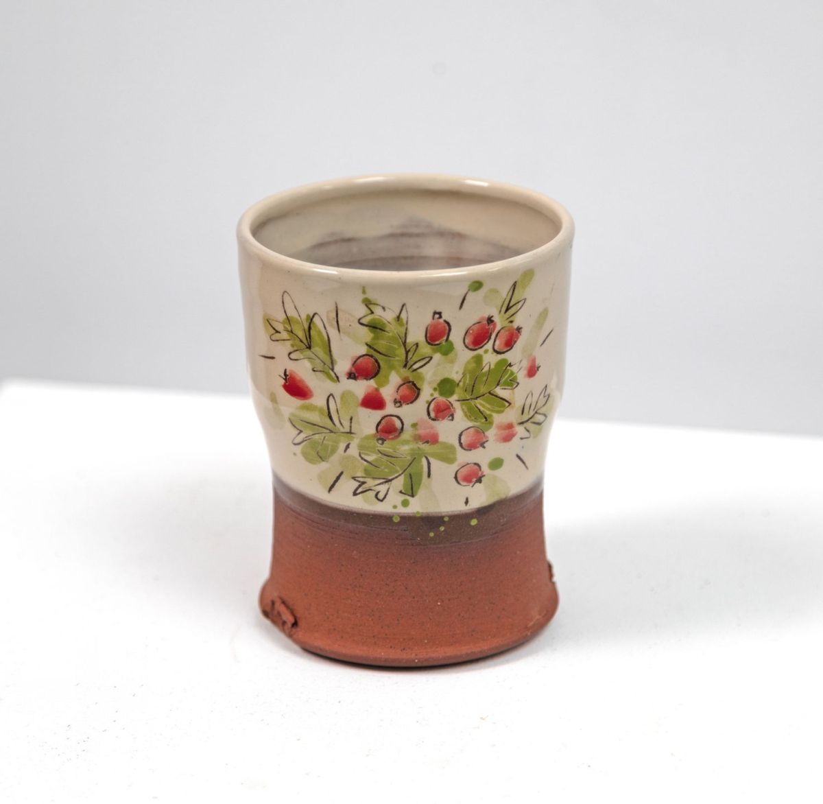 small Hawthorne berry beaker by michelle lowe