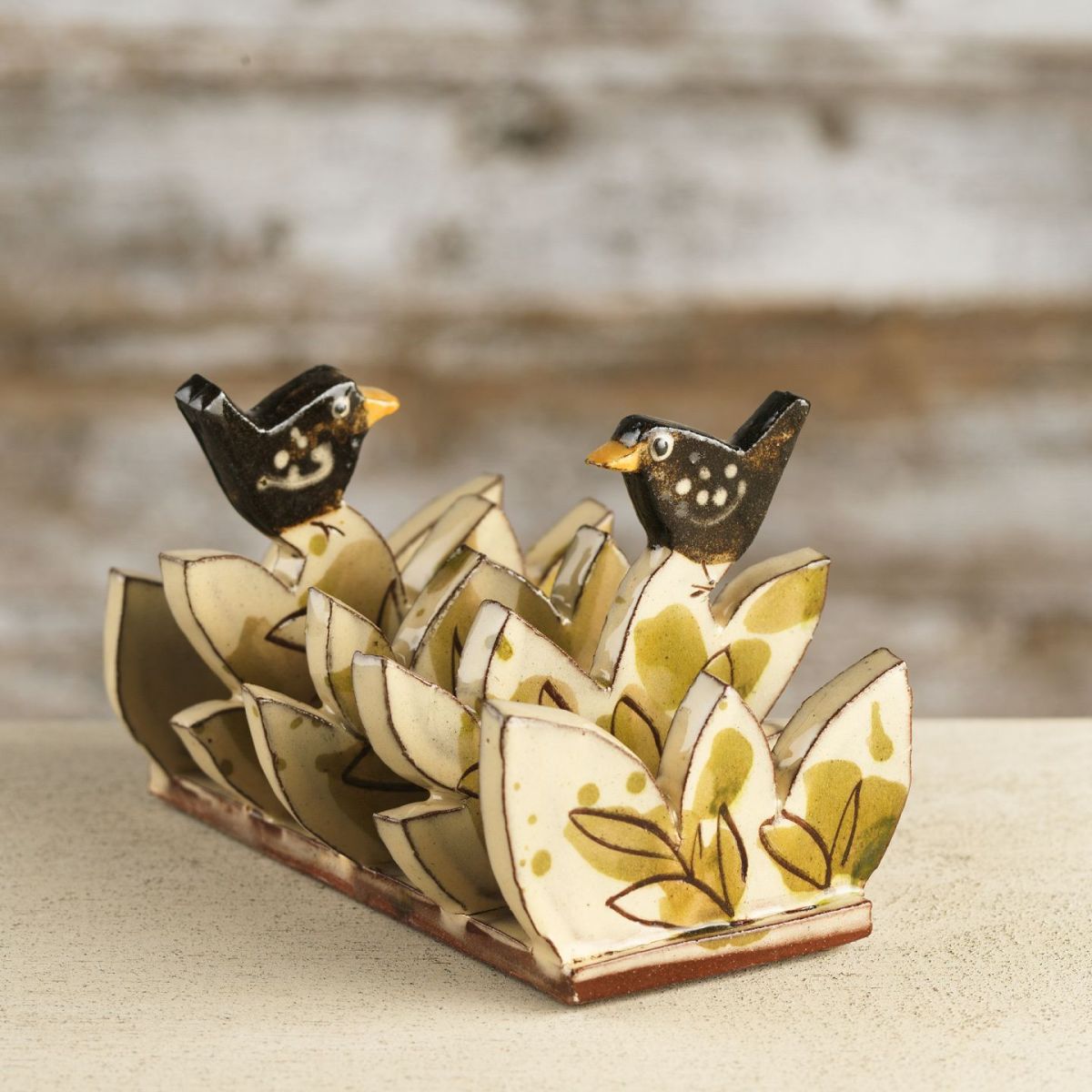 bird pair toast rack by michelle lowe