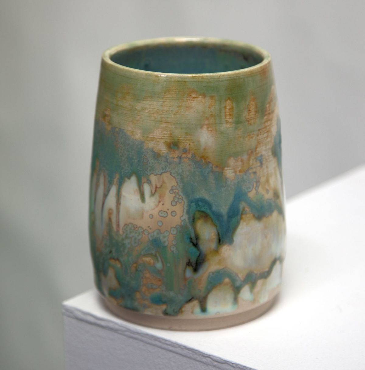 lichen vase V by pam mathews
