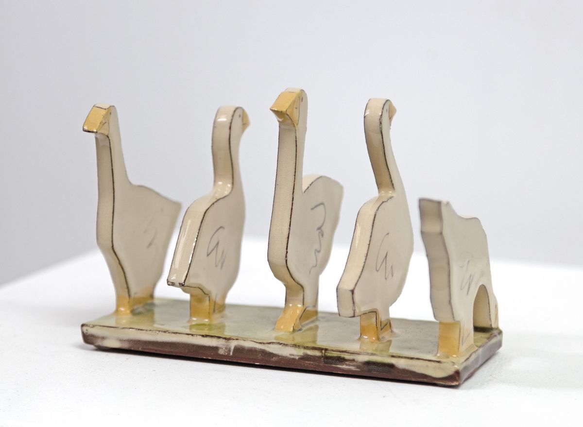 toast rack geese by michelle lowe