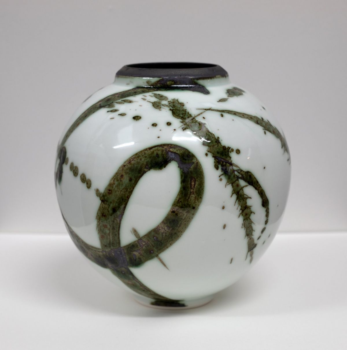 Clear Splash Moonjar | Tricia Thom