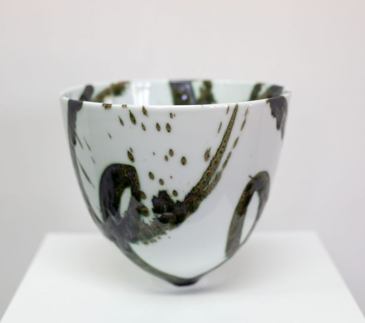 deep clear blue splash bowl | tricia thom