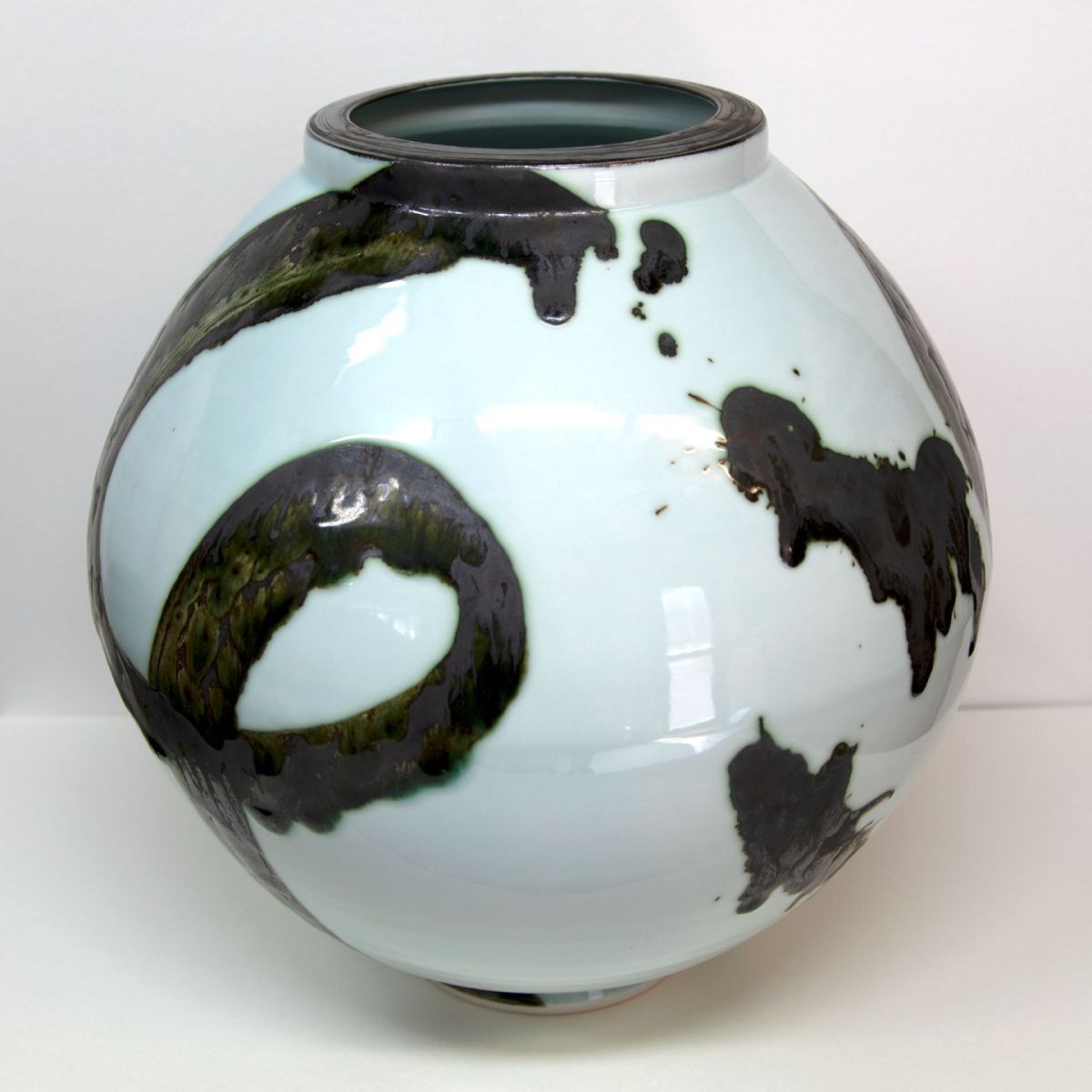 large moon jar by tricia thom